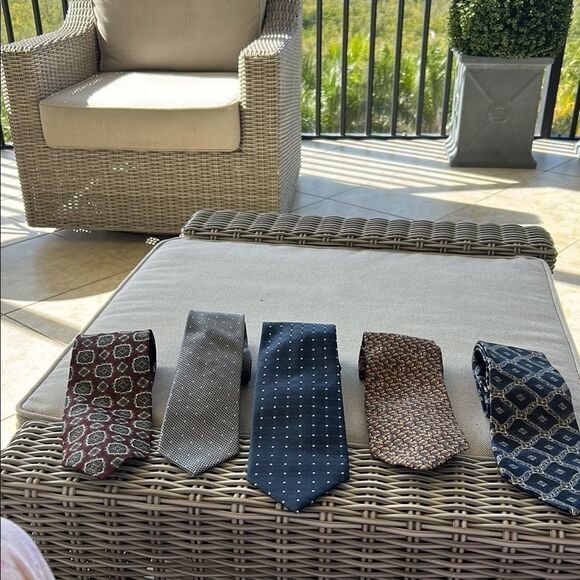 Elegant Men's Patterned Ties Set - Picture 1 of 6